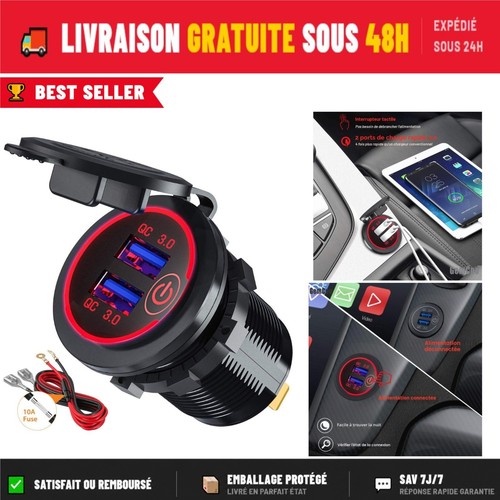 Gemcoo chargeur rapide voiture - chargeur,