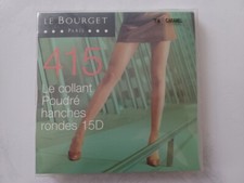 LE BOURGET COLLANT POUDRE HANCHES RONDES 15 DEN TAILLE 4 (48/50) COULEUR CARAMEL