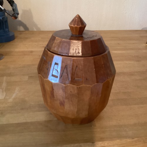 Pot tabac bois tourne - pot,