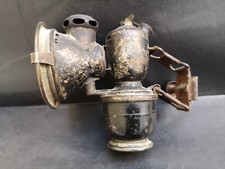 Lampe velo carbure Lucas  début XXe bon état