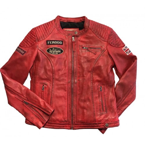 Blouson cuir femme - cuir,