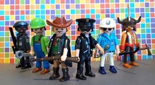 PLAYMOBIL VILLAGE PEOPLE SAN FRANCISCO IN THE NAVY DANCE DISCO GAY LEATHER RARE
