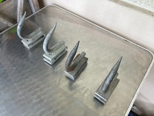 4 ANCIENS GROS CROCHETS DE BOUCHER BUTCHER HOOKS METIER DECO LOFT