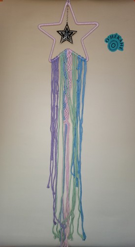 Décoration macramé pastel - décoration,