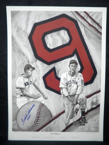 Ted williams signed boston - ted, red