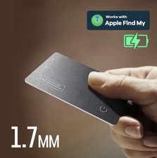 Traceur Carte Anti-perte 1,7mm Compatible Apple Find My, Recharge Sans Fil