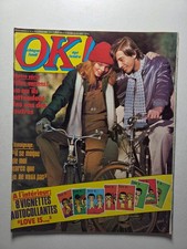 Magazine revue vintage mode OK ! #145 octobre 1978 avec vignettes panini LOVE IS