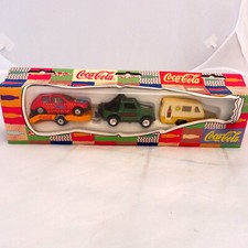 COCA COLA CH-5 HOLIDAY SET NEUF BOITE ORIGINE 1997 JEEP CARAVANE REMORQUE VOITUR
