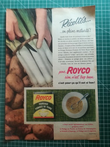 677 publicite ancienne 1950 - 677,