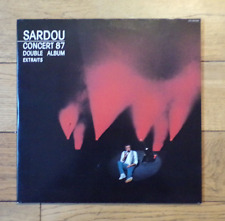 DISQUE VINYLE-LP-MICHEL SARDOU-CONCERT 87-33 TOUR 33T