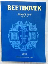 Partition BEETHOVEN SONATE n°