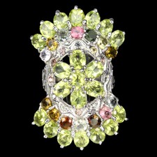 925 Bague en Argent Ovale