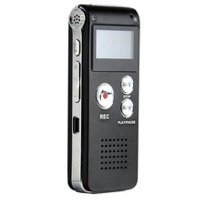 Mini enregistreur vocal professionnel, lecteur MP3, dictaphone statique - 8 Go