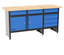 Etabli GW 6/2 XL - 170 x 60 cm - 2 portes - 6 tiroirs Güde G40481
