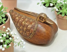 Figurine Canard En Bois