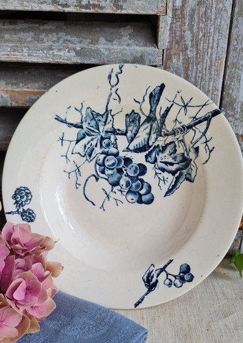 Ancienne assiette creuse - ancienne,