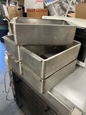 lot de 5 bac inox gastro boulangerie Restauration Pâtisserie