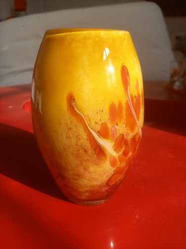 Vase verrerie art soisy - vase, de