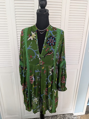 Henna dress women m boho - women's, s/m