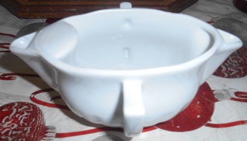 Ancien saucière gras - gras, et
