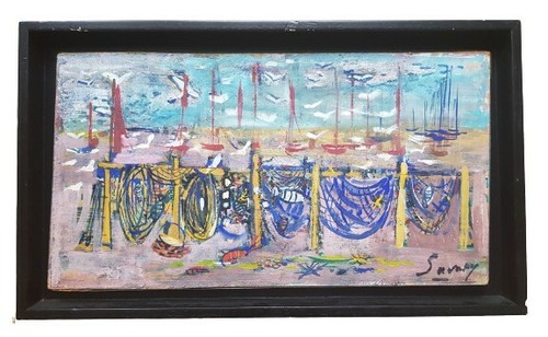 Tableau robert savary huile - savary,