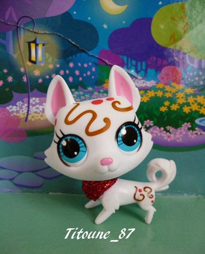 Littlest petshop chien husky - littlest,