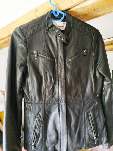Redskins blouson cuir - , brun