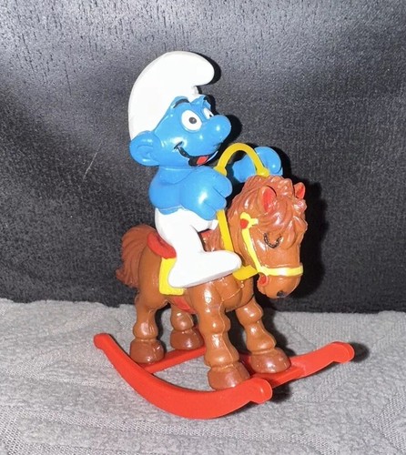 Schtroumpf cheval bascule - cheval,