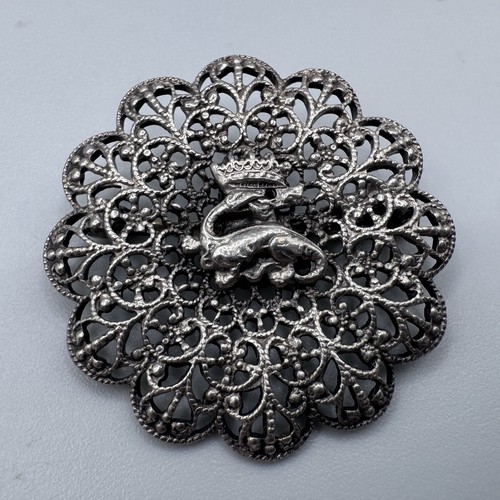 Broche ancienne salamandre - ancienne,
