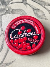 Cachou Tissot - Ancienne Boite en tôle lithographiée - Collection Cachou
