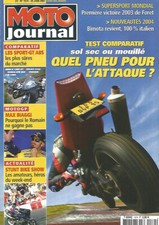 MOTO JOURNAL N°1574 QUEL PNEU POUR L'ATTAQUE / MAX BIAGGI / BIMOTA