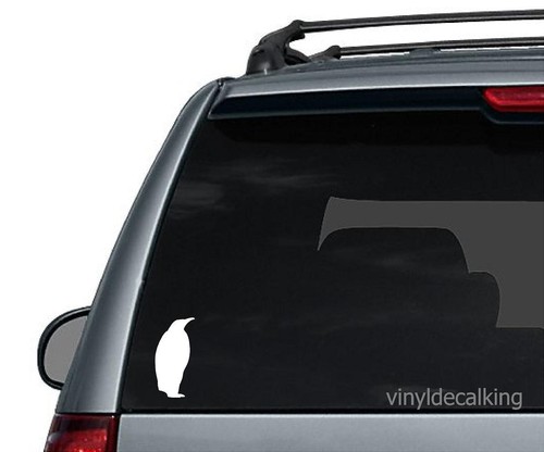 Penguin decal vinyl truck - penguin,