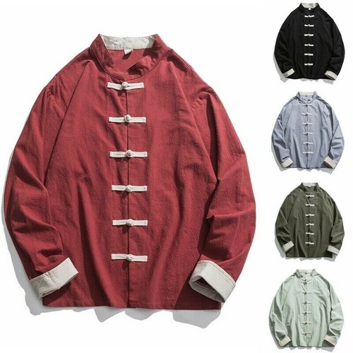 Hommes bouton grenouille lin - bouton,