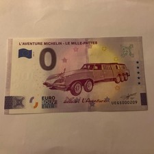 BILLET TOURISTIQUE ZÉRO EURO 0 EURO L'AVENTURE MICHELIN - LE MILLE-PATTES 2024