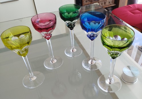 Verres vin cristal - a,