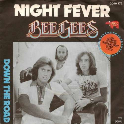 Disque vinyle bee gees night - vinyle,
