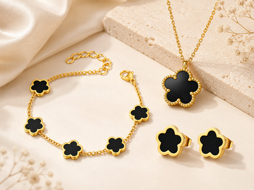 Parure bijoux femme - femme, or