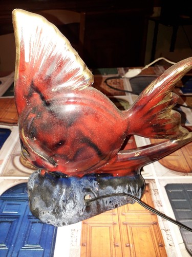 Lampe bureau poisson - ,