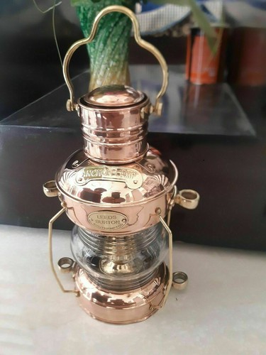 Lampe pétrole ancre - à,