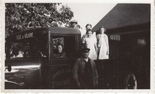  Photo ancienne voiture camion entrep ardoise d'anjou Ille et Vilaine Thoreau V.