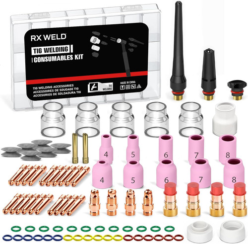 87pcs tig welding - tig, accessories