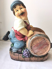 Support bouteille de vin vigneron grappe de raisin tonneau en plastique dur