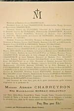 Mme ADRIEN CHARREYRON Moreau