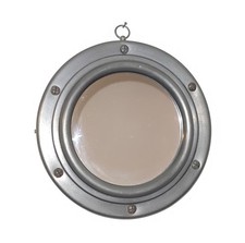 MIROIR HUBLOT ETAIN VINTAGE DESIGN 60/70 mirror soleil sorcière marine