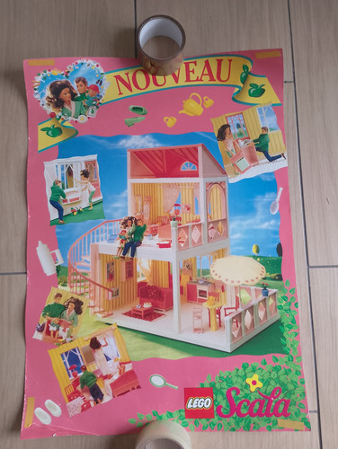 Lego system vintage ancien plv - lego,