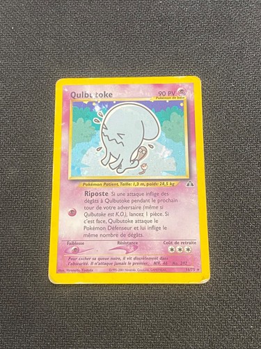 Carte pokémon qulbutoke 75 - carte,