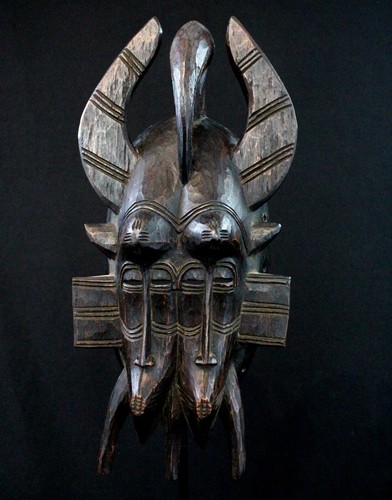Art africain masque - -,