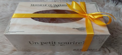 Boite mouchoirs bois - en,