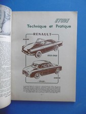 RENAULT FLORIDE et GORDINI - REVUE TECHNIQUE AUTOMOBILE de 1960 - TACO - AUTO