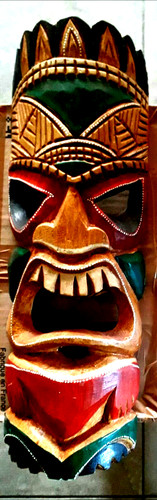 Masque ethnique tiki - masque,